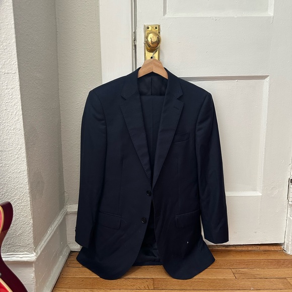 Men’s Hawes and Curtis Navy Suit